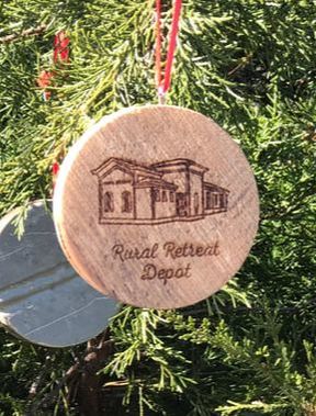 Rural Retreat Depot Ornament