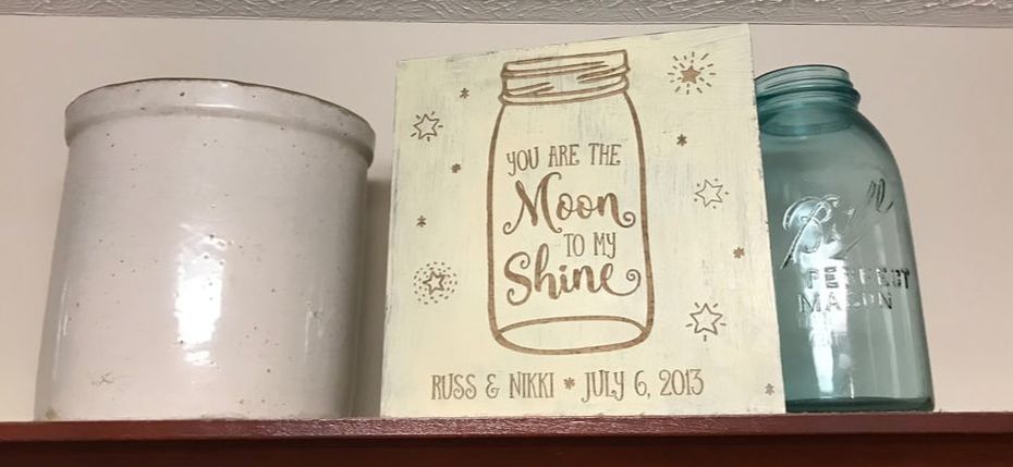 Moon to my Shine Decorative Board