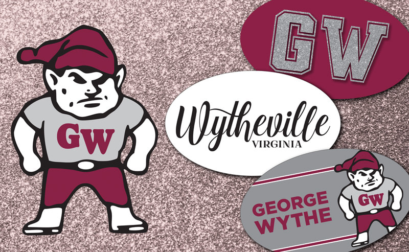 George Wythe Maroons magnets