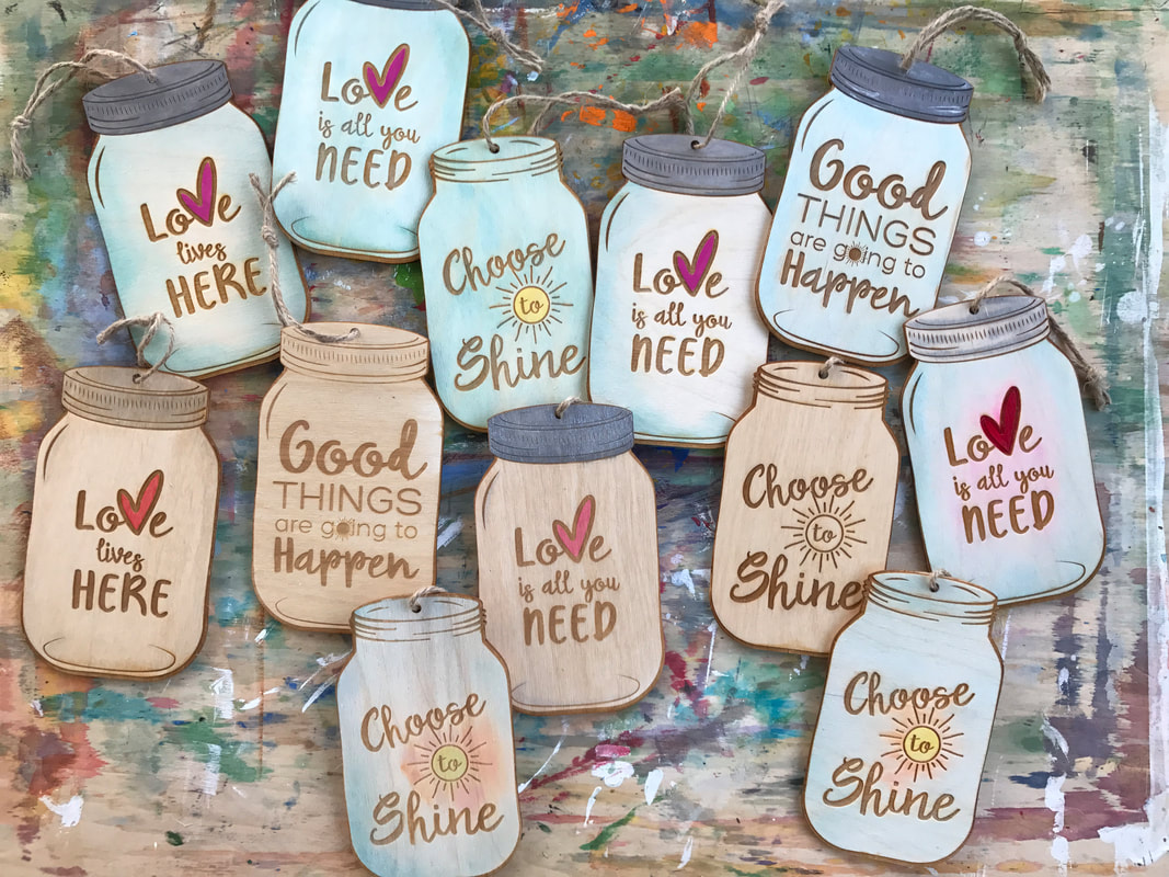 Inspirational Mason Jar Signs