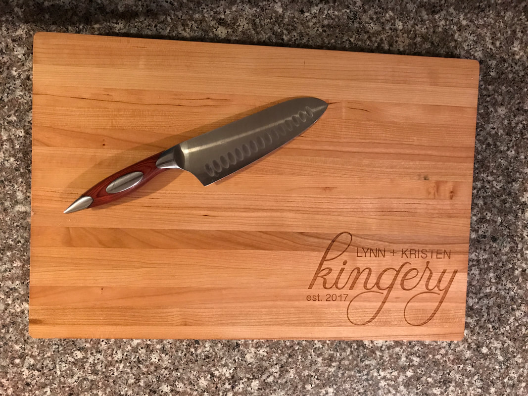 Wedding Gift Butcher Block