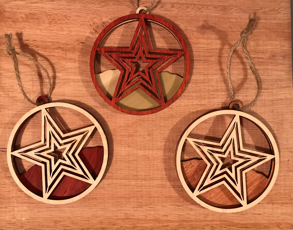 2 Layer Roanoke Star Ornament